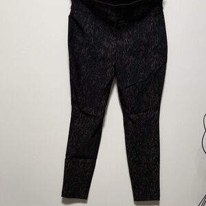 Attyre Black Textured Skinny Pants